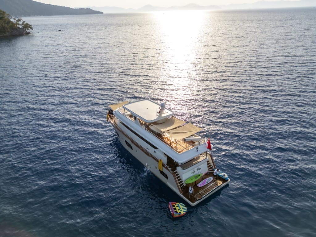 Lycian Dream luxury trawler yacht exterior view in Turkey