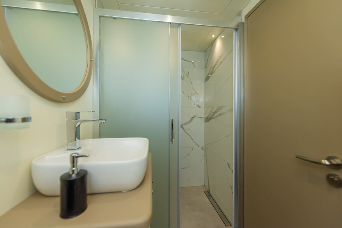 Lycian Dream yacht bathroom interior